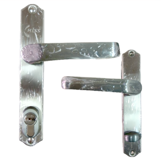 守門員 902 三合一通風門鎖 二片式 有鑰匙-銀, 1組