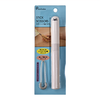 PuniLabo 攜帶型剪刀 棒型 附掛繩, 海豹, 1個