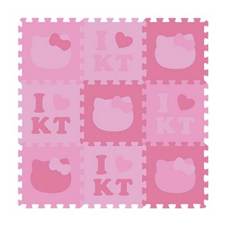 PMU 必美優 EVA三色地墊, Hello Kitty, 9片