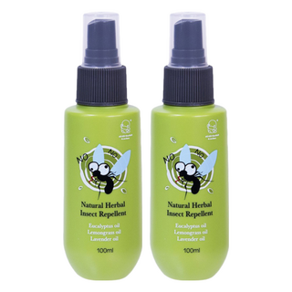 KU.KU Duckbill 酷咕鴨 尤加利萃取精油防蚊噴霧 100ml 不含敵避, 2瓶