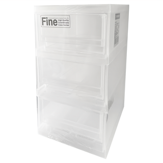 KEYWAY 聯府 mini三層收納盒 三小抽 S(160 x 136 x 247mm) 3L, 三層收納盒, 1個