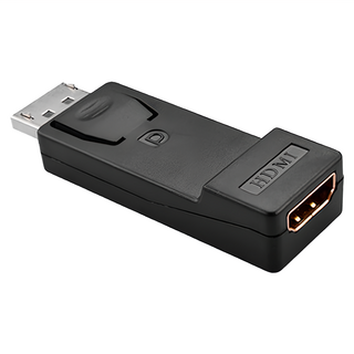 Line Q DisplayPort轉HDMI 公對母 迷你轉接器, 即插即用, 鍍鎳合金, 1080P, 10509001, 1個