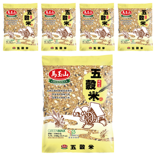 馬玉山 五穀米, 豐富全穀 營養均衡, 1.5kg, 5包