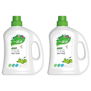 一滴淨 有機天然酵素防螨洗衣露 苦楝籽精粹, 2L, 2瓶