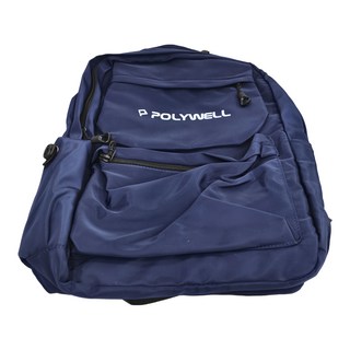 POLYWELL 寶利威爾 休閒防水後背包 PW15-T65-0371, 藍色