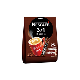 NESCAFE 雀巢咖啡 三合一 濃醇原味, 15g, 25包, 1袋