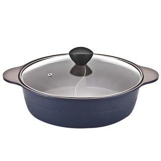 KITCHEN FLOWER Cookin IH 電磁火鍋半平鍋, 28cm, 混合顏色, 1個