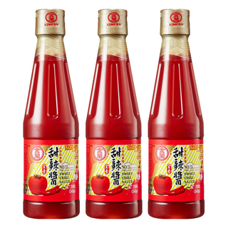 金蘭 甜辣醬, 美味升級，瓶身精心設計，兩用便利蓋, 295ml, 3瓶