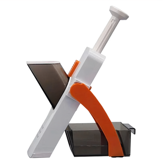 EDISH 省力可調節多功能刨絲切菜器,顏色隨機,輕鬆切絲切片, 1個