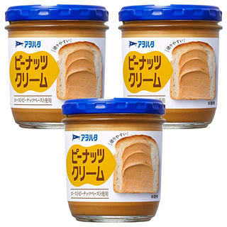 Aohata 花生醬-日本廣島縣產 口感綿密滑順 早餐點心, 140g, 3罐