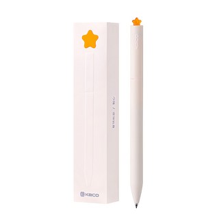 KaCO FIRST STAR 星願0.5mm黑色旋轉中性筆組, 1組, 星橙