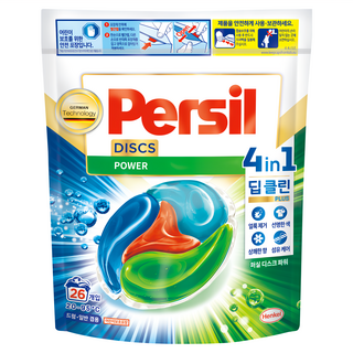 Persil 寶瀅 韓國原裝進口 全效能四合一強力洗衣膠囊, 26顆, 1袋