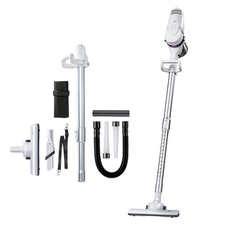 MOLIJIA 魔力家 髒吸吸 吸塵器含隙縫軟管10件組, 角落隙縫清潔無死角, 車內清潔輕鬆搞定, 升級軟管設計, 強力吸蟎, BY010059, 雪白紫