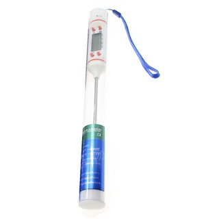 Life shop 電子溫度計 白色款, 數位顯示，精準測量，適用於多種烹飪場景, 1支