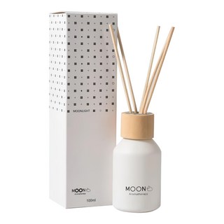 MOON LIGHT 北歐設計香氛室內擴香, 月光佳人 + 白月光, 100ml, 1瓶