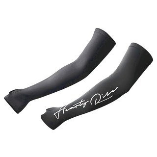 HEARTY RISE 哈帝來斯 涼感抗UV防曬袖套 半掌 HU-2704 黑色 L, 1雙