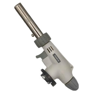 FONG HUA 崶華 長管型瓦斯噴槍 不鏽鋼+ABS+銅芯 火焰溫度高低可調(最高1300°C), GF-79, 1個