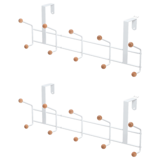 comet 居家門後掛勾 10勾 47 x 23 x 4.3cm, 白色, 2個