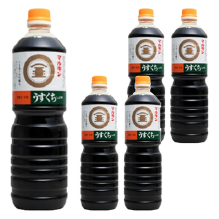 MARUKIN 丸金 特級淡口醬油, 1L, 5瓶