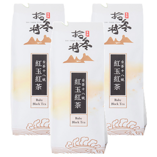 拾參村 台茶十八號 紅玉紅茶, 台灣原生種野生山茶+緬甸大葉種育成, 天然薄荷及肉桂香氣, 75g, 1包, 3包