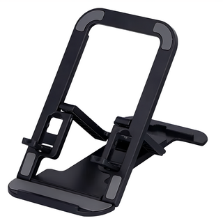 iLeco 手機平板創意折疊架, 黑色, DB-37, 尺寸約130x70x5mm, 重量約28g, 1個