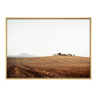 秋收 I 畫 木色 PS環保樹脂框+油畫布+松木內框, 50 x 70cm, 1個