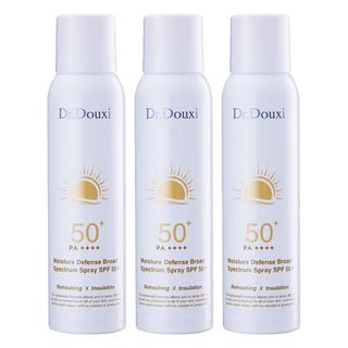 Dr.Douxi 朵璽 安心曬清涼防曬噴霧 SPF50+ PA++++, 140ml, 3瓶