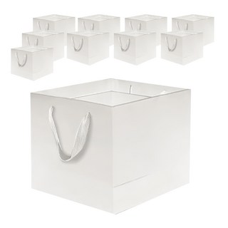 白卡紙袋, 方款, 15 x 15 x 15cm, 10個