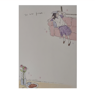 NOTE FOR 便簽本 發呆日常 Set 記事便簽紙, 80張, 1本