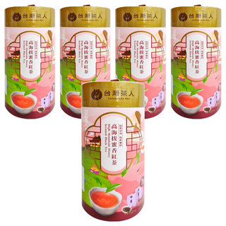 台灣茶人 100% 好茶 高海拔蜜香紅茶 100克, 50g, 2包, 5罐
