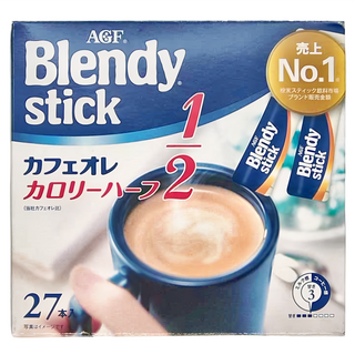 AGF Blendy 咖啡1/2歐蕾 低卡歐蕾 Set 27條, 5.4g, 1盒