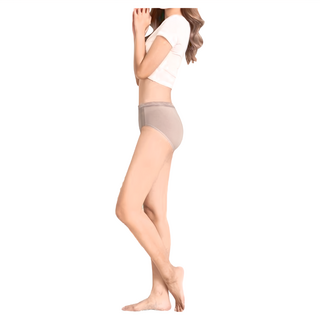 GIAT 吉亞特 石墨烯柔感防漏生理褲 蕾絲款 防漏60% 搭配衛生棉, XXL, 拿鐵膚