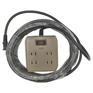 MAX STAR 太星電工 一開四插動力軟線 2P, 10m, 顏色隨機, 1條