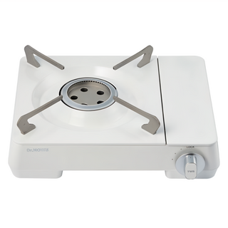 Dr.HOWS TWINKLE STOVE 卡式瓦斯爐 附外盒 BDZ-408-W, 冰河白, 1個