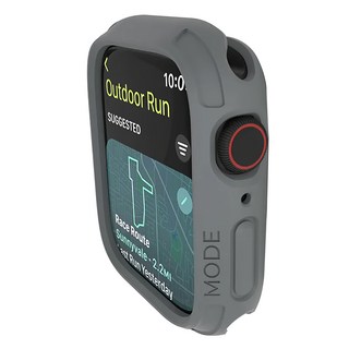 elkson Apple Watch Series 9/8/7 quattro 2.0 軍規級防水耐震保護殼45mm-鯊魚灰, 1入