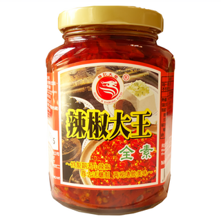 勝記大榮 辣椒大王, 純素, 新鮮朝天辣椒釀製, 360g, 1罐