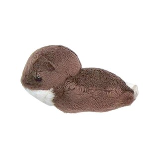 迷你動物造型沙包娃娃，棕色, 水獺, 1個