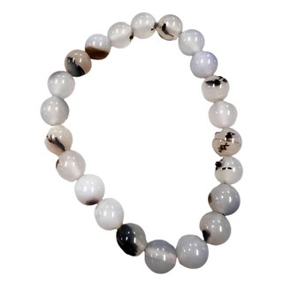 天然白玉髓手珠, 8mm, 16g