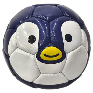 FOOTBALL ZOO 動物造型足球 球體PP材質 直徑15公分, 企鵝, 1個