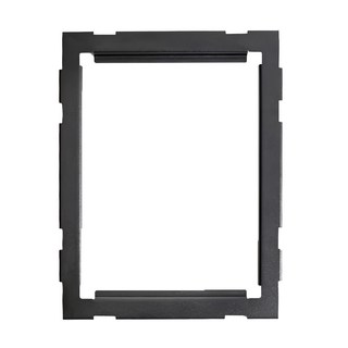 索樂生活 戰術露營桌 IGT單口爐連接桌板 40 x 33.5cm 鋁合金, 黑色