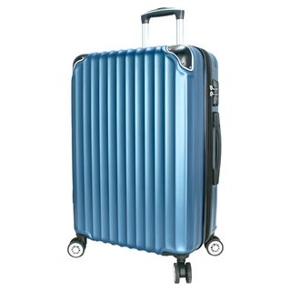 Well Life 悅生活 威尼斯Plus行李箱 TSA海關密碼鎖 360度靜音飛機輪, 24吋(44 x 24 x 67cm), 湛藍色