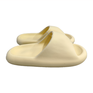 bebehome 元氣滿滿小胖饅頭氣墊拖鞋, EVA材質, 36/37-44/45尺碼, 40~41cm, 奶油黃