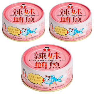 東和食品 How Mama 辣妹鮪魚罐頭, 130g, 3罐