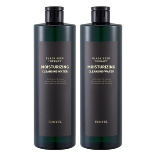 EUNYUL 黑籽保濕卸妝水 500ml 含維生素E和礦物質, 2瓶