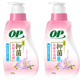 OP 茶酚低敏抑菌手洗精, 850g, 2瓶