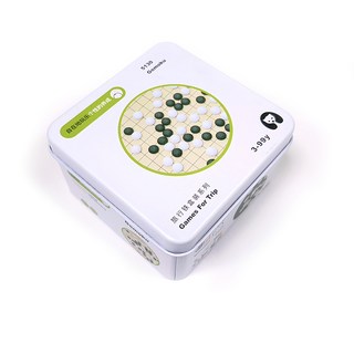 娃娃國 口袋隨身盒桌遊 五子棋 旅行玩具鐵盒 101g, tb-0051, 1組