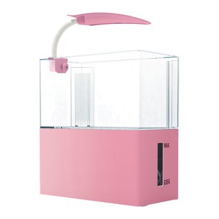 Crabaqua 小螃蟹 五色開放底部過濾缸, 粉色, 1個