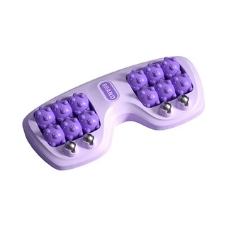 貓爪足底按摩腳踏滾輪器, 460g, 紫色, 尺寸28.5X14.5X4.4CM, 1個