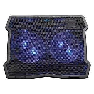 FOXXRAY 狐鐳 飛流雪狐電競筆電散熱墊，雙12.5cm強力風扇，搭配炫酷藍色冷光, FXR-LTC-01, 1個