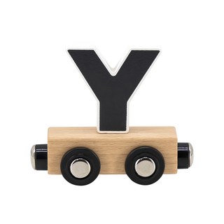 TRYCO 木製字母火車, Y, 10.8 x 3 x 12.5cm, 1個